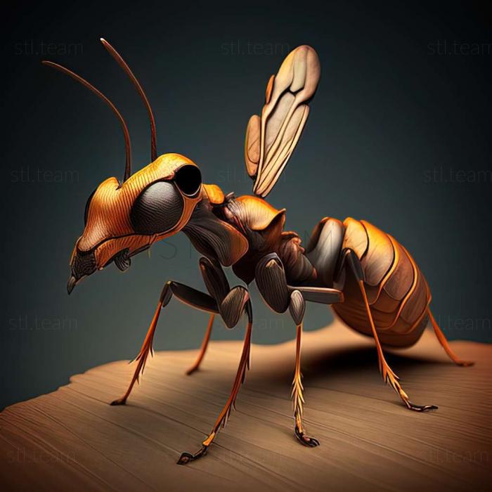 3D модель Camponotus fulvopilosus (STL)